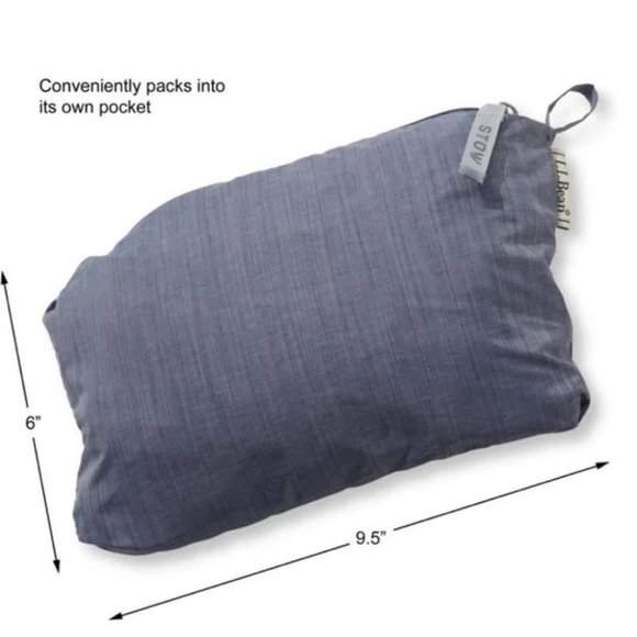 L.L. Bean "Casco Bay' Windbreaker Women's Size Small Blue/Grey Light Jacket NWOT - Picture 9 of 10